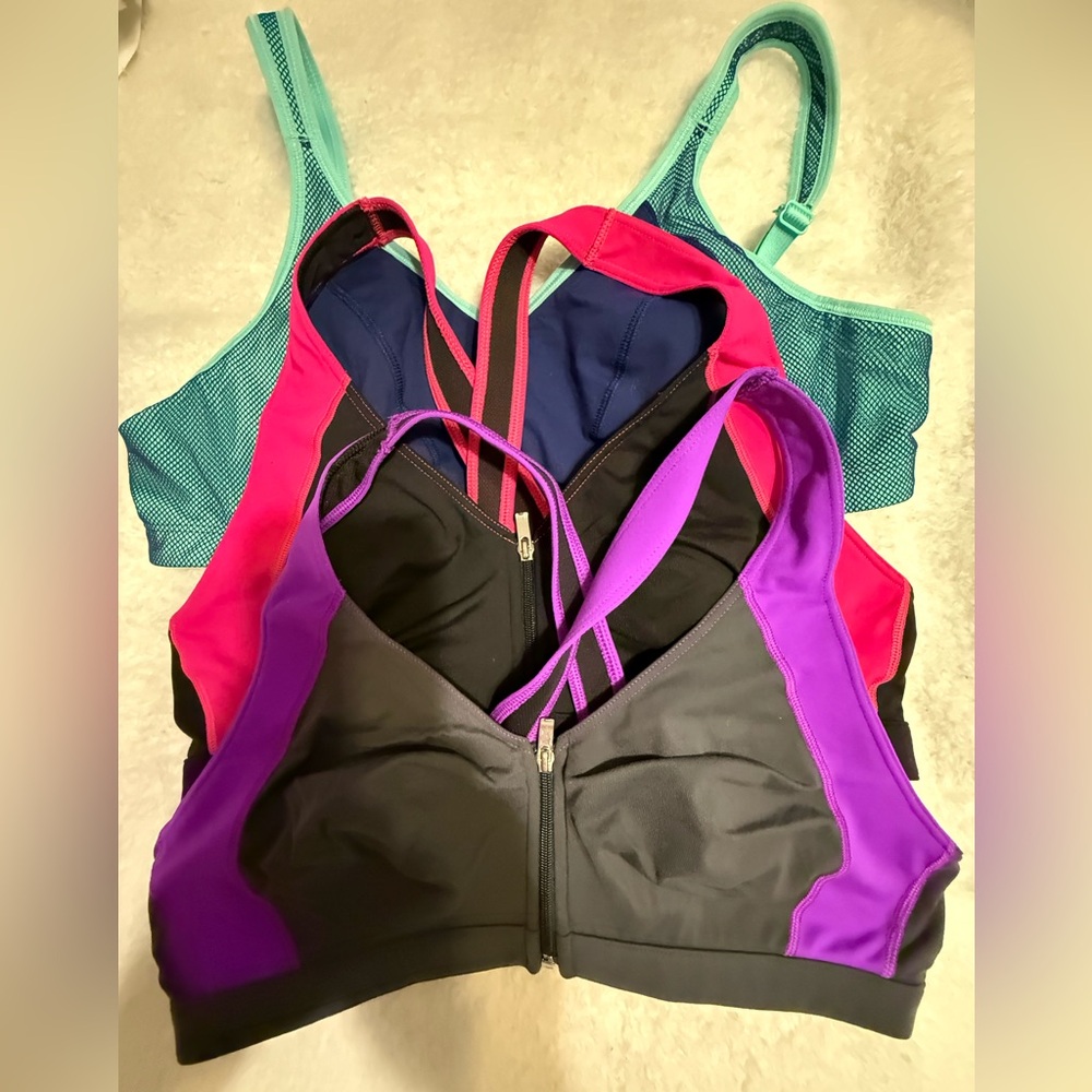 VSX Victoria Secret Sports Bras size L Lot of 3